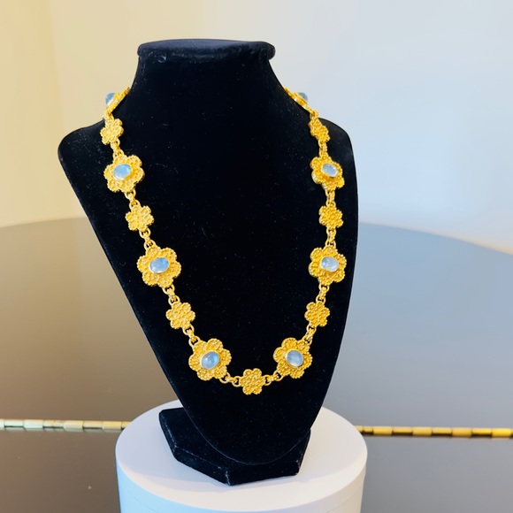 NWT Authentic Rare Luxury Julie Vos Flower Stations Statement Necklace - Picture 14 of 17